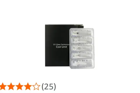 Pack de 5 résistances Kangertech T2, parfaites pour votre clearomiseur.