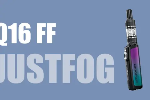 La cigarette électronique Justfog Q16 FF clignote 3 fois, indiquant un problème.