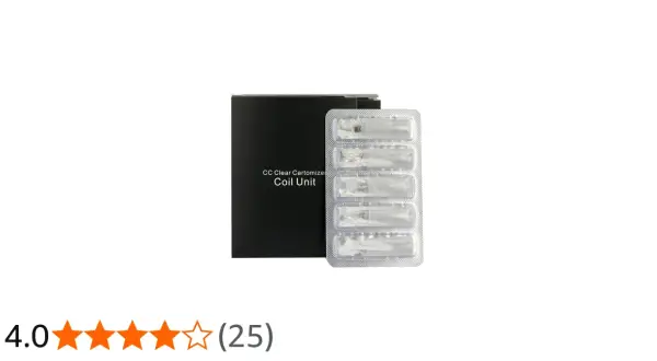 Pack de 5 résistances Kangertech T2, parfaites pour votre clearomiseur.