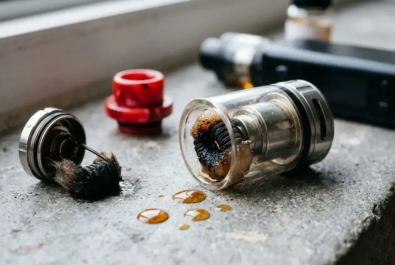 Résistance de cigarette électronique cramée - que faire ?