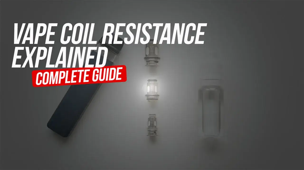 Guide complet sur la résistance des coils de cigarette électronique. Un coil de 0.8 ohm est visible, prêt pour une expérience de vape optimale.