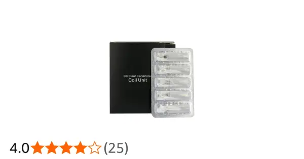 Pack de 5 résistances Kangertech T2, parfaites pour votre clearomiseur.